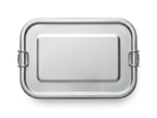 Blanco RVS lunchbox deksel - personalisatie-ondergrond